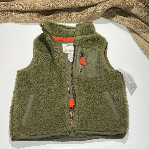 Infant sales sherpa vest